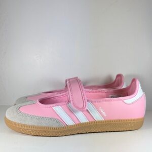 Adidas Samba Jane Light Pink Gum White Size 6.5Y Sneakers